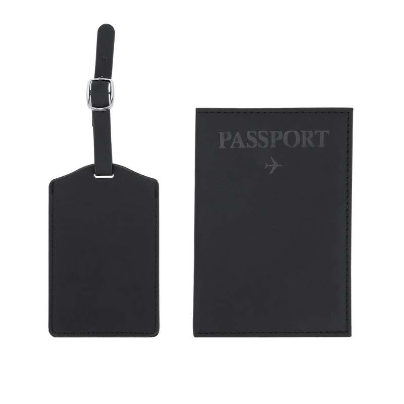 Travel Set - Passport Holder and Luggage Tag - Luggage tag at wholesale prices