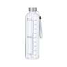 Transparent Graduated RPET Water Bottle with Stainless Steel - Sport Water Bottle at wholesale prices Transparent Graduated RPET Water Bottle with Stainless Steel - Sport Water Bottle at wholesale prices