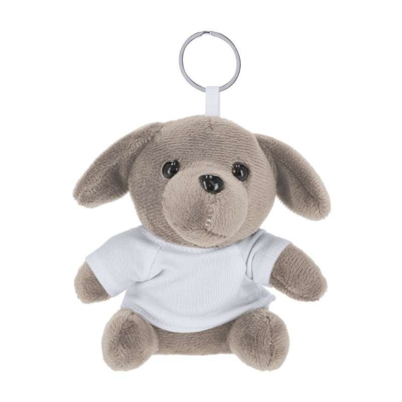 Llavero de peluche personalizable con camiseta - Porteclés de peluche a precios de mayorista