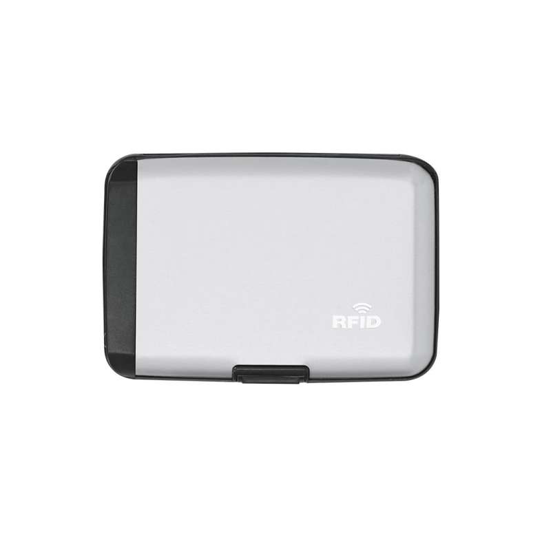 Aluminium Kartenetui 2000 mAh mit RFID und Schloss - Powerbank / externe Batterie zu Großhandelspreisen