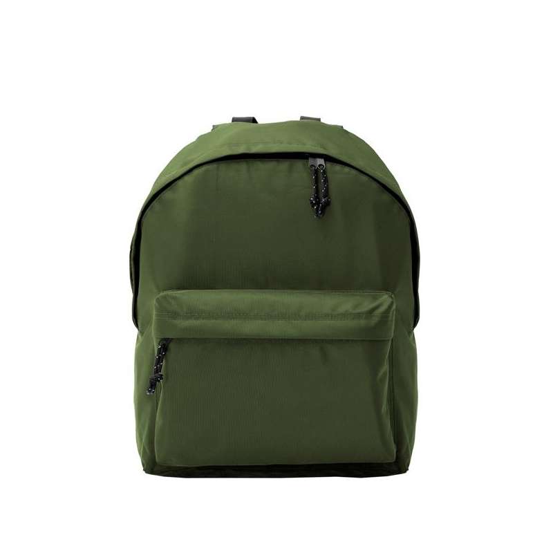 Basiskleur rugzak 30x40x18 cm met rits - Rugzak tegen groothandelsprijzen