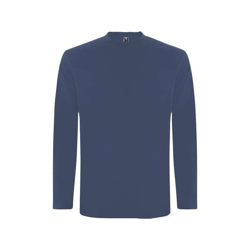 Langærmet T-shirt, grå, 160 g/m², 4-lags til engrospris - T-shirt til engrospris