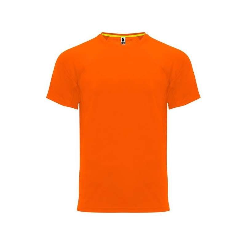 Unisex teknisk kortærmet T-shirt i polyester til engrospris - T-shirt til engrospris