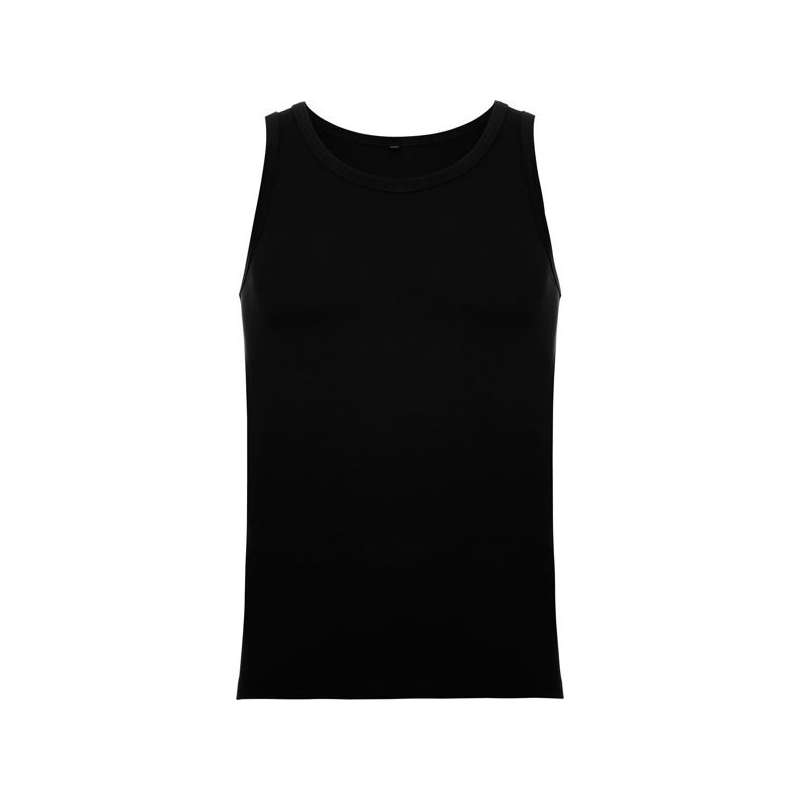 Grå semi-cintreret tanktop med brede stropper til engrospris - Tanktop til engrospris