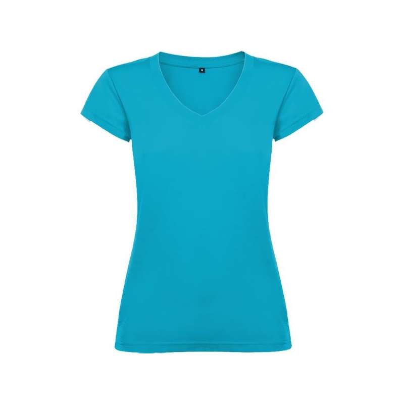 Kortærmet V-hals T-shirt til damer 155 g/m² til engrospris - T-shirt til engrospris