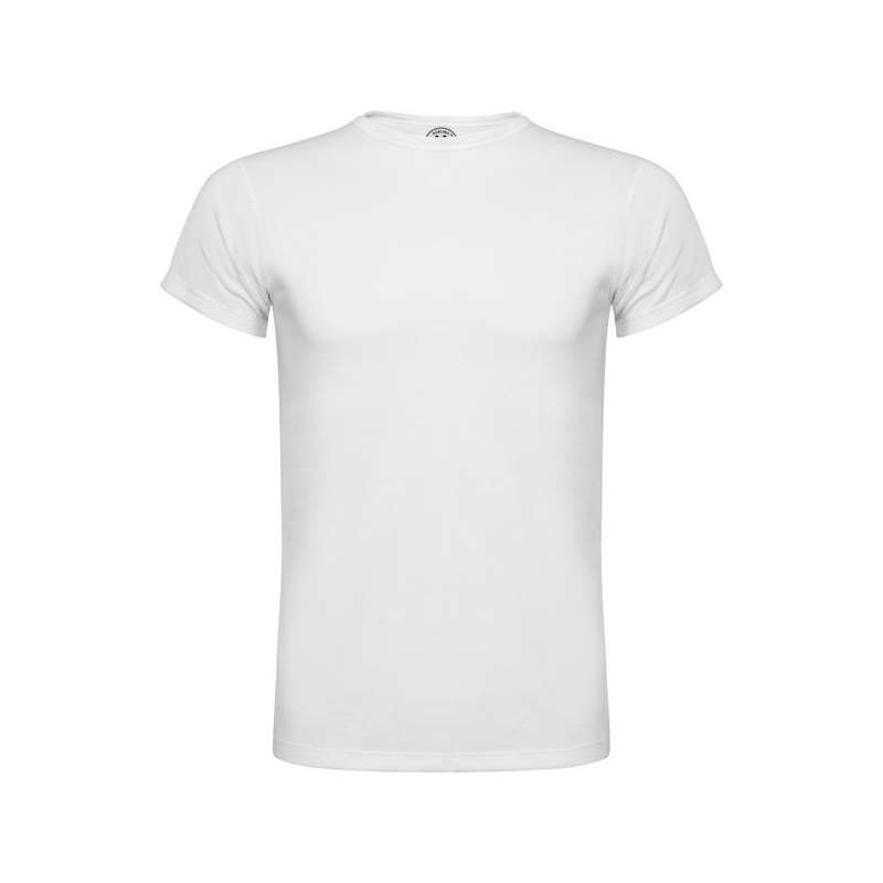 T-shirt Branco de Poliéster 150 g/m² - Objeto para sublimação a preço grossista