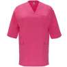 Unisex Kurzarm-Bluse V-Ausschnitt mit Taschen - Bluse zu Großhandelspreisen Unisex Kurzarm-Bluse V-Ausschnitt mit Taschen - Bluse zu Großhandelspreisen