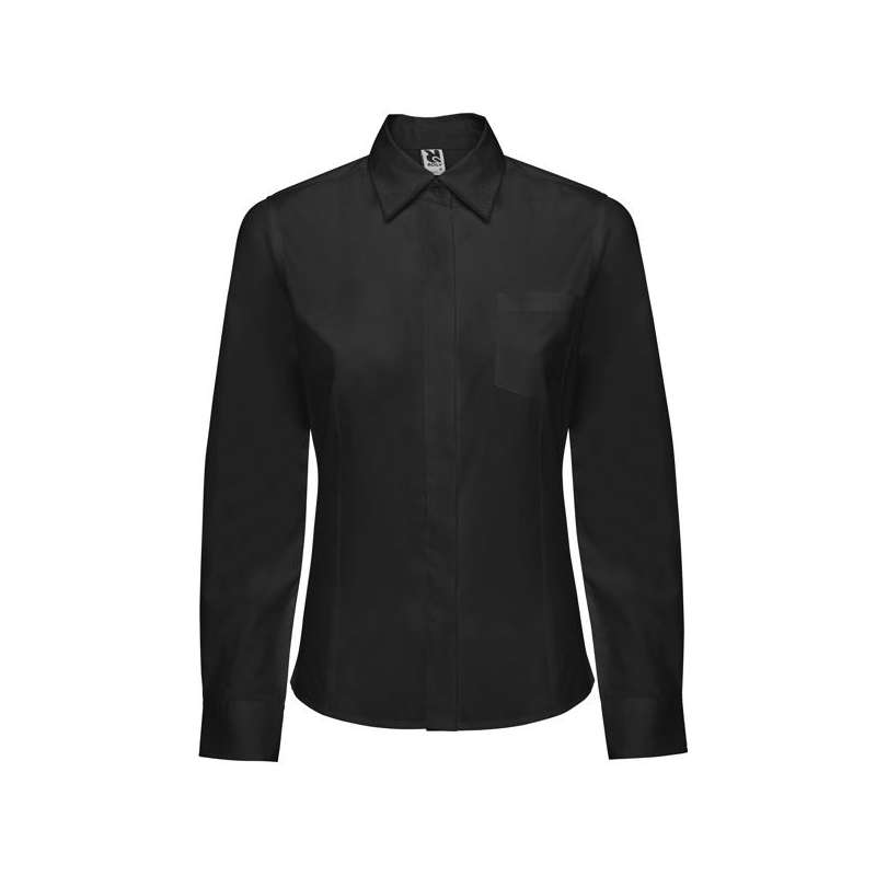Camicia lunga slim fit con tasca cuore - Camicia donna a prezzi all'ingrosso