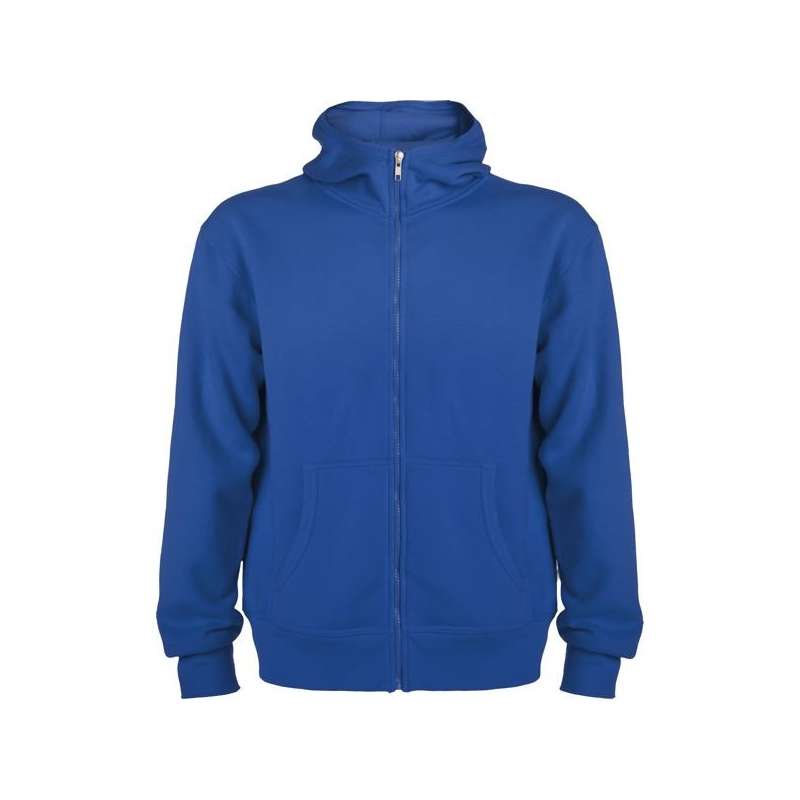 Sweatshirt com capuz e fecho éclair cinza a preço grossista - Sweatshirt a preço grossista