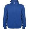 Sweatshirt com capuz e fecho éclair cinza - Sweat com capucho a preço grossista
