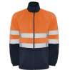 Fleece jas hoge zichtbaarheid met rits - kleding met hoge zichtbaarheid tegen groothandelsprijzen