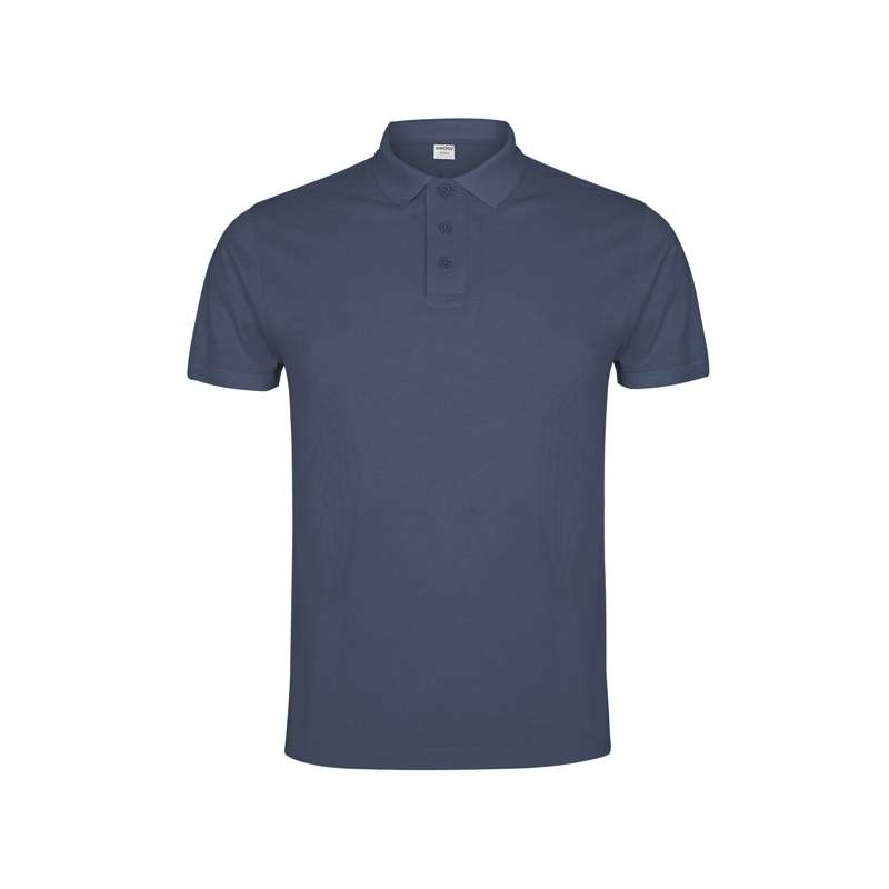 Korte Mouwen Polo 100% Katoen Grijs - Polo met korte mouwen tegen groothandelsprijzen