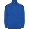 Sweat de 280g com meia zip cinza - Sweatshirt com fecho éclair a preço grossista