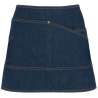 Korte denim schort met vier zakken - spijkerbroek tegen groothandelsprijzen Korte denim schort met vier zakken - spijkerbroek tegen groothandelsprijzen