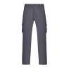 Pantaloni lunghi elasticizzati in tessuto sergè - Pantaloni uomo a prezzi all'ingrosso