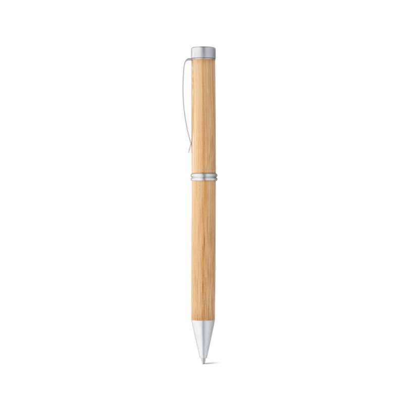 Bamboo Twist Ballpoint Pen with Gift Box at wholesale prices - Stationery item at wholesale prices