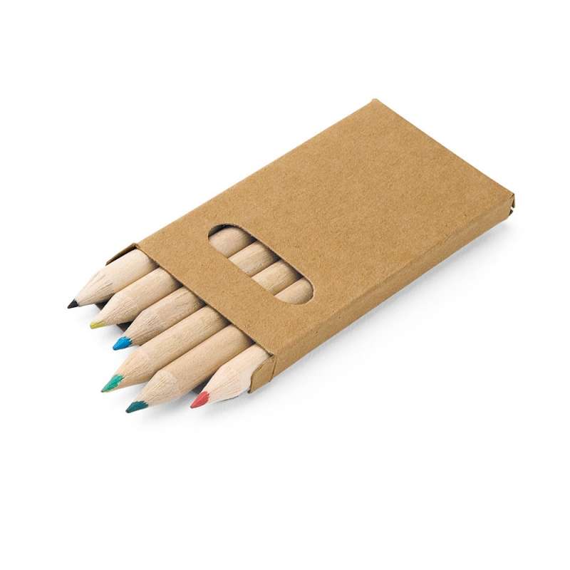 Coloring Crayon Box with 6 Crayons at wholesale prices - Pen at wholesale prices