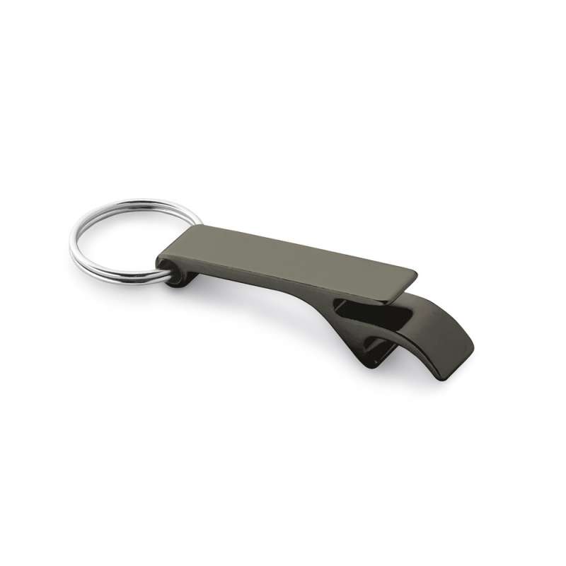 Aluminium nøgleholder med flaskebrikker, 11x60 mm til engrospris - flaskeåbnende nøgleringe til engrospris