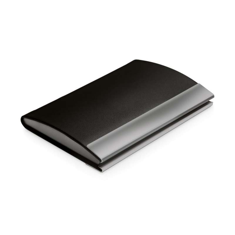 Mirror Finish PU Business Card Holder 95x65mm - Business card holder at wholesale prices