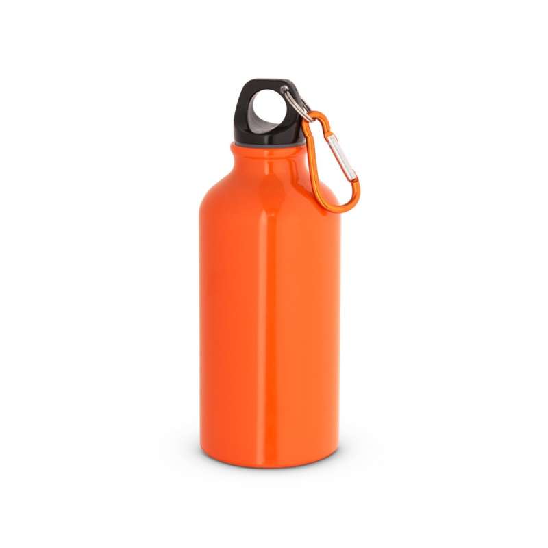 Garrafa de Alumínio 400 ml com Mosquetão - Garrafão a preço grossista