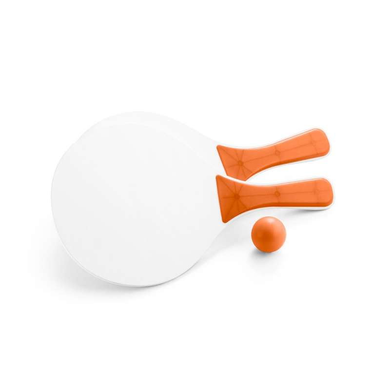 MDF Beach Paddles with Colorful Ball, 190mm - Leisure item at wholesale prices
