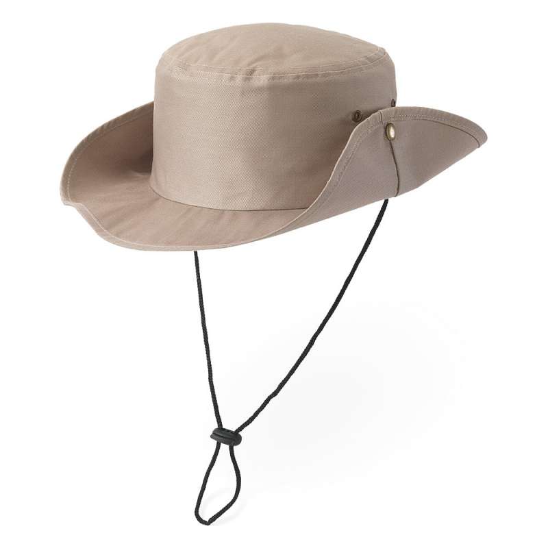Sombrero safari 100% poliéster 580 mm a precios de mayorista - Textil a precios de mayorista