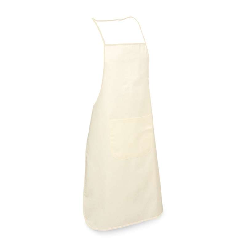 Ecru Cotton Chef Apron with Front Pocket 600x900mm at wholesale prices - Textiles at wholesale prices