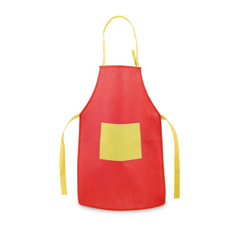 Delantal infantil 400 x 600 mm con bolsillo - Delantal para niño a precios de mayorista