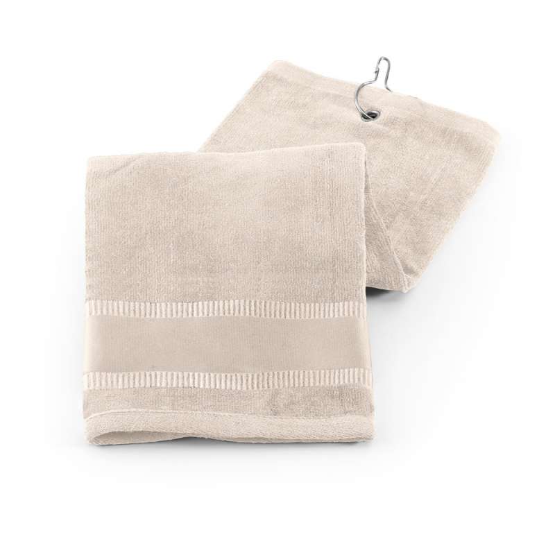 Multi-Functional Cotton Golf Towel 15 x 20 in. at wholesale prices - Golf accessory at wholesale prices
