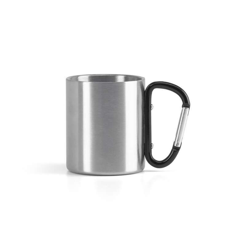 230 mL Stainless Steel Insulated Mug with Handle at wholesale prices - Leisure item at wholesale prices