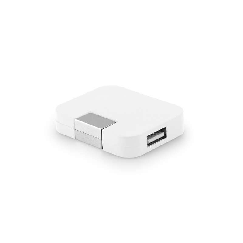 4-Port USB 2.0 Hub, Compact 52x41mm at wholesale prices - Hub at wholesale prices