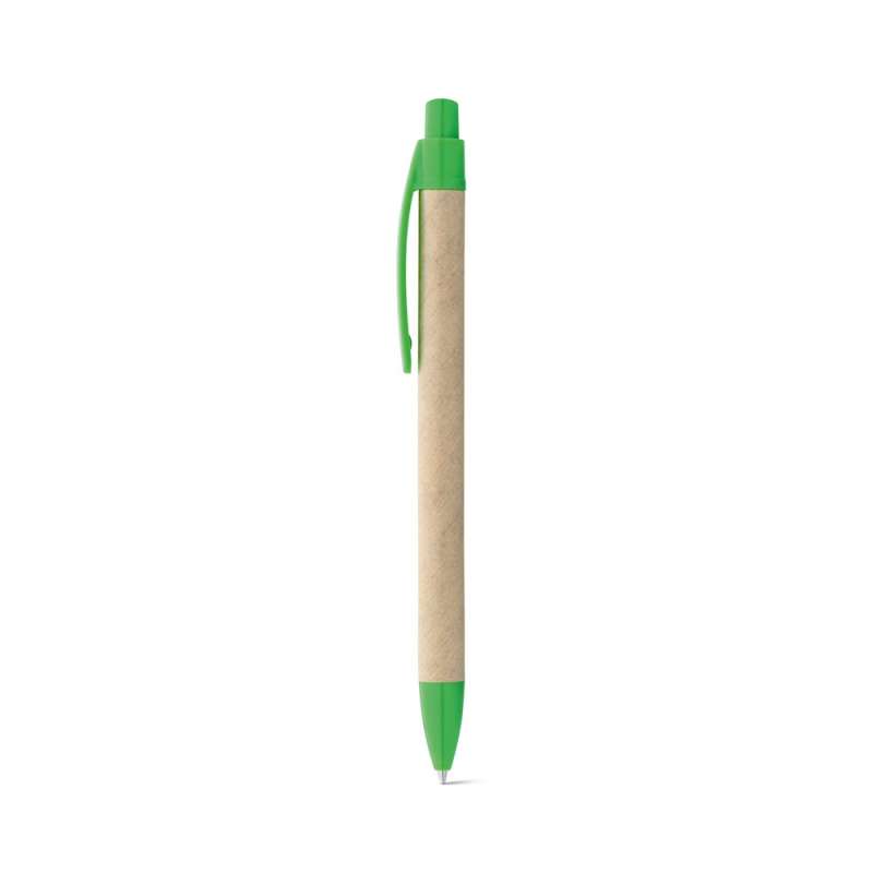Kraft Paper Ballpoint Pen, Blue Ink, 138mm - Stationery item at wholesale prices