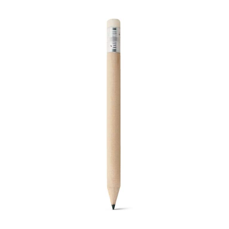 Mini HB Pencil with Eraser, 7mm x 100mm - Pencil at wholesale prices