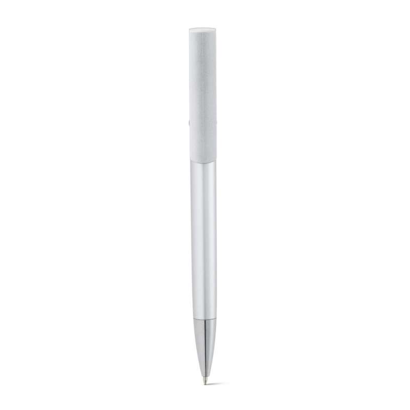 Metallic Ballpoint Pen with Phone Holder, 11mm x 144mm at wholesale prices - High-tech accessory at wholesale prices