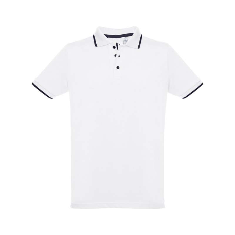 Men's Slim Fit Two-Tone Polo Shirt at wholesale prices - Textiles at wholesale prices