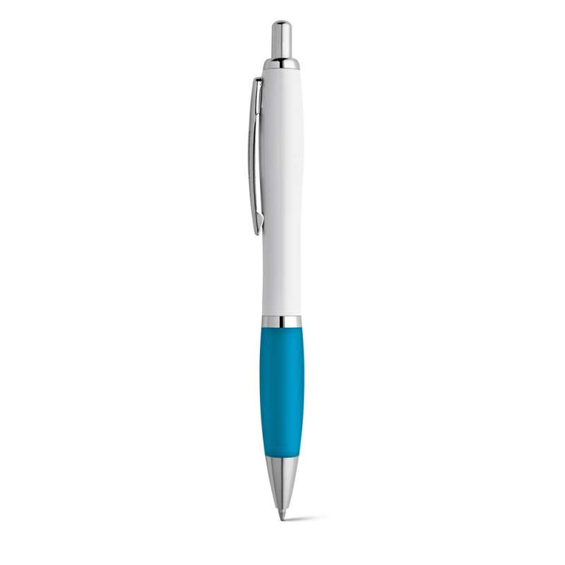 Colored Grip White Ballpoint Pen 12mm x 140mm at wholesale prices - Pen at wholesale prices