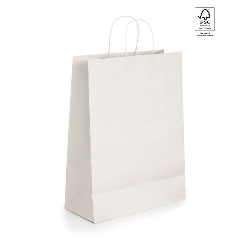 Kraftig shoppingväska 320x410x110 mm med handtag - Shoppingväska till grossistpris