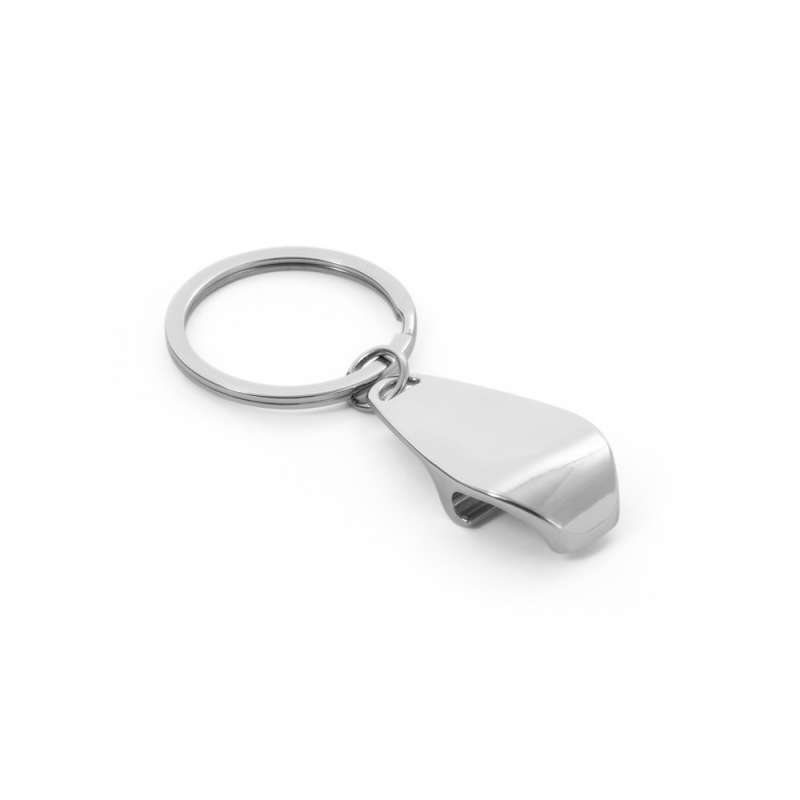 Metal Bottle Opener Keychain, 22x42mm - Metal keychains at wholesale prices
