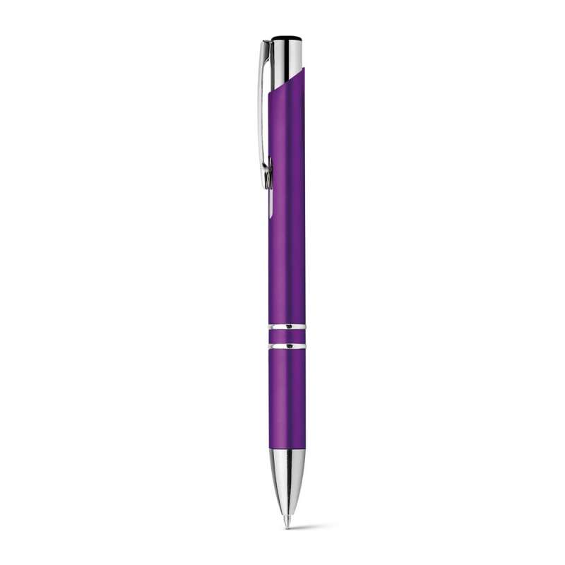 Metal Clip Blue Ink Ballpoint Pen 10mm x 138mm - Pen at wholesale prices