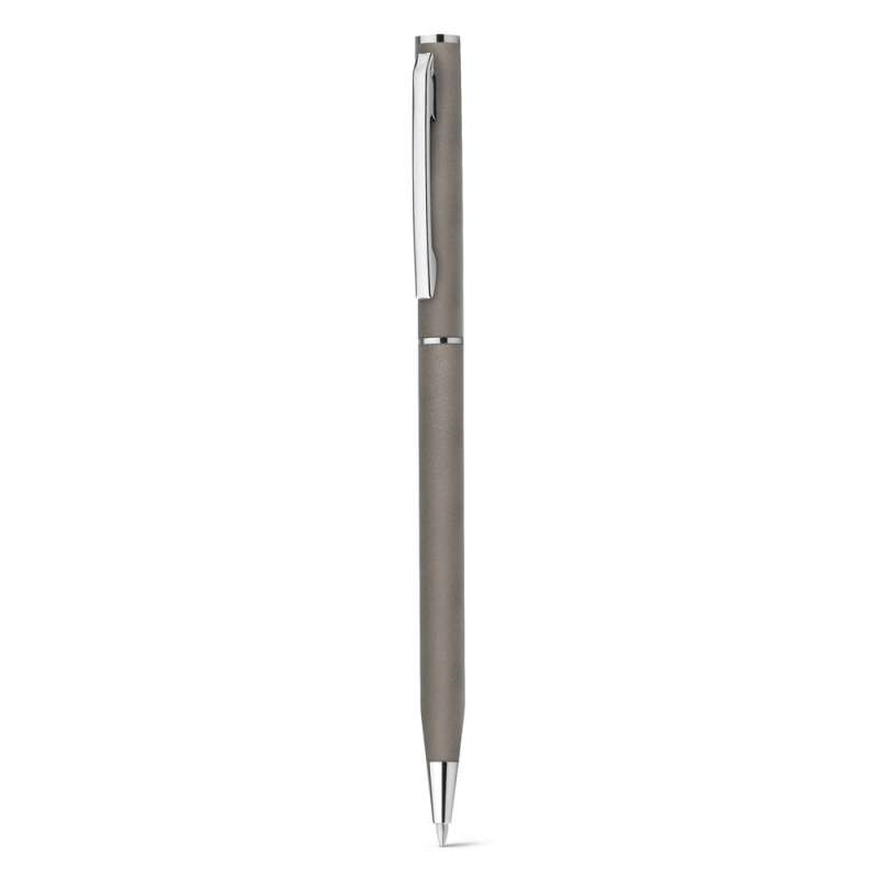 Metalen balpen met clip, blauw, 7x129 mm - Balpen tegen groothandelsprijzen
