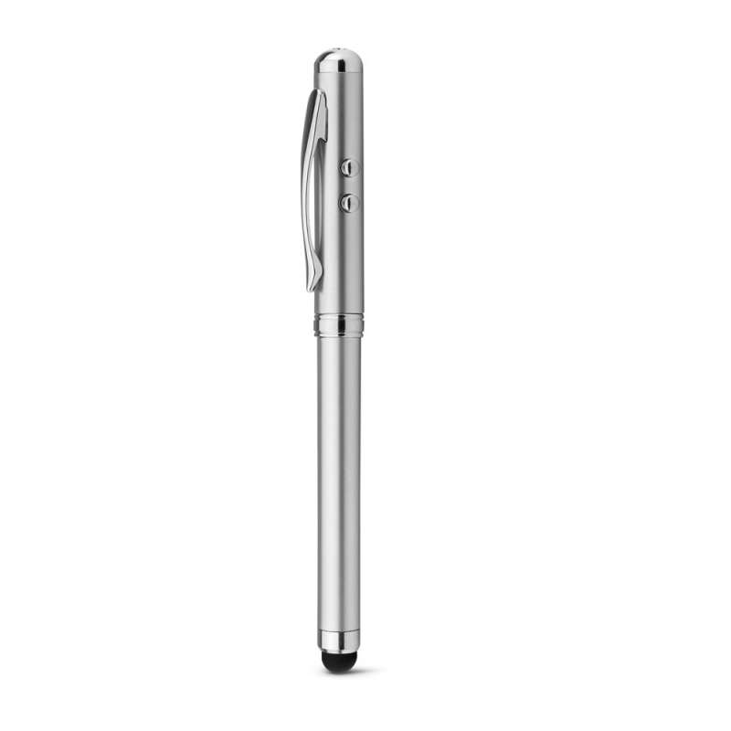 Metal Multifunction Ballpoint Pen with LED Light at wholesale prices - High-tech accessory at wholesale prices