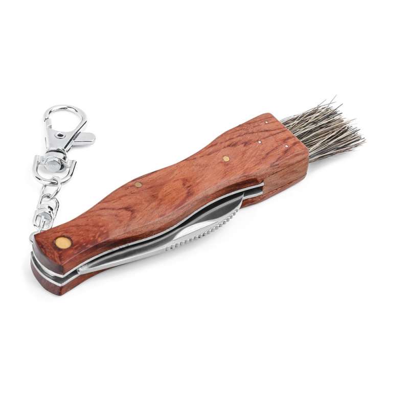 Stainless Steel Pocket Knife with Wood Handle - Wooden product at wholesale prices