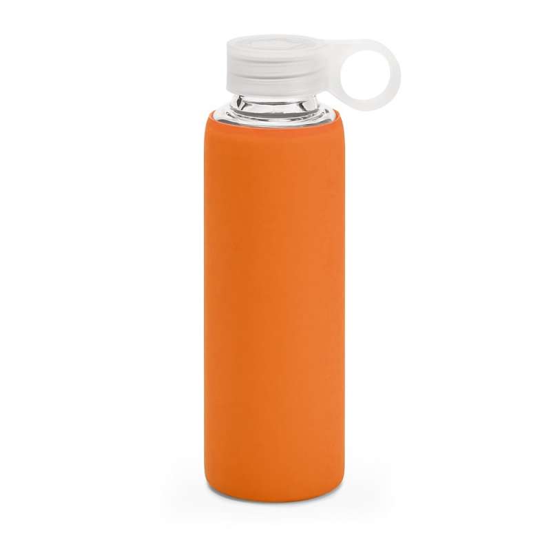 Glasflaska 380 mL med fodral - Vattenflaska till grossistpris