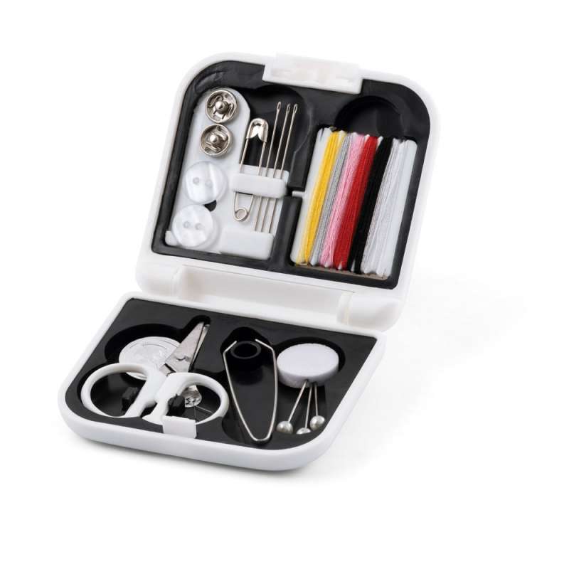 Lightweight Sewing Kit in Hard Case 70x21x65mm at wholesale prices - Sewing kit at wholesale prices