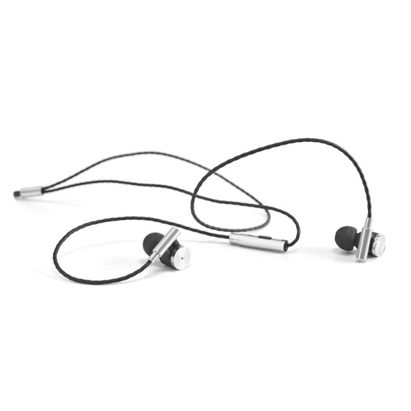 Metal Wired Headphones with Microphone, 1.3m Cable at wholesale prices - High-tech accessory at wholesale prices