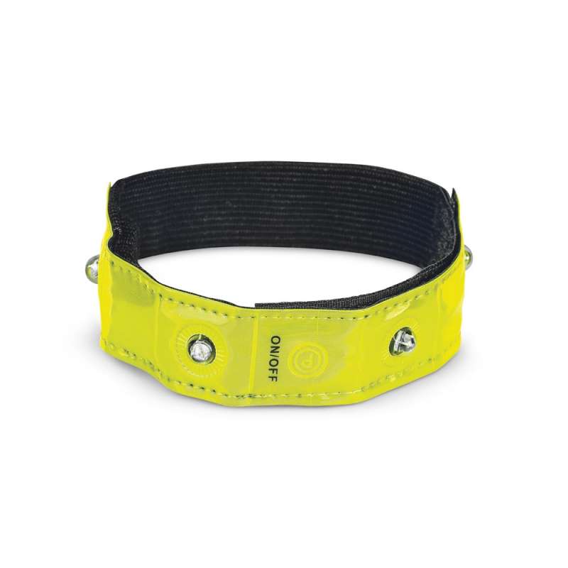 Brazalete reflectante ajustable 30 x 410 mm a precios de mayorista - Brazalete de seguridad a precios de mayorista