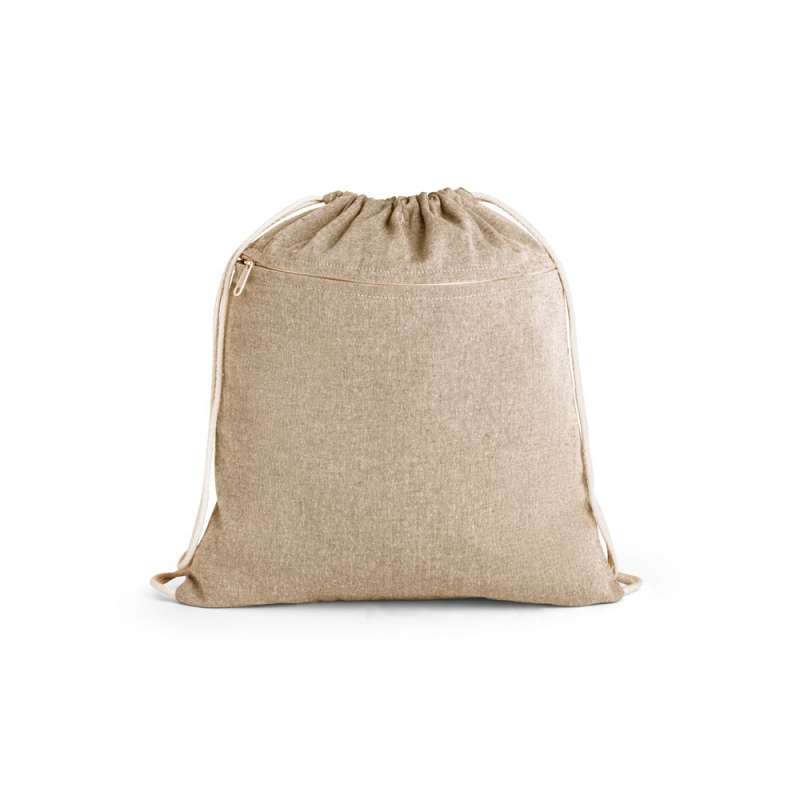Eco-Friendly Drawstring Backpack - 370 x 410 mm at wholesale prices - Fair and sustainable accessory at wholesale prices