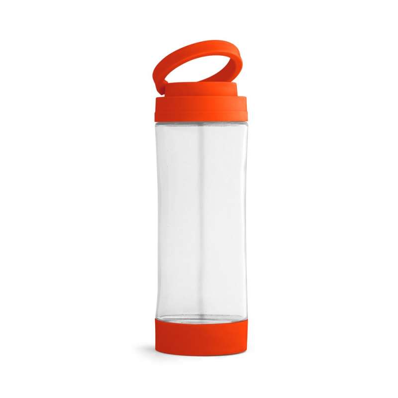 Glazen sportbottle 390 ml met smartphonehouder tegen groothandelsprijzen - Glazen fles tegen groothandelsprijzen