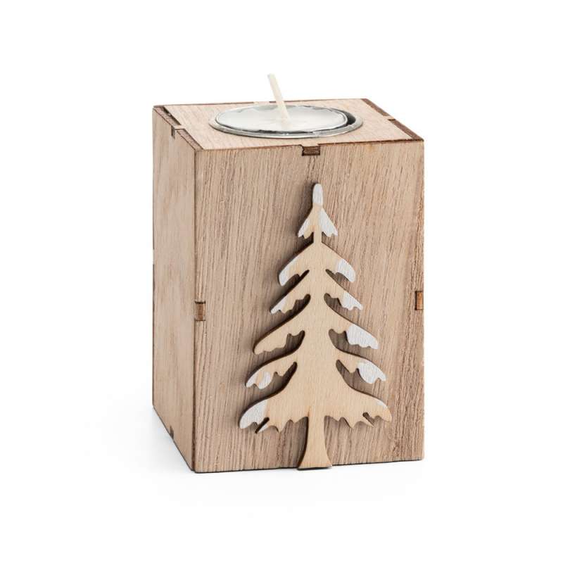 MDF Candle Holder with Scented Candle, 65mm - Candle at wholesale prices