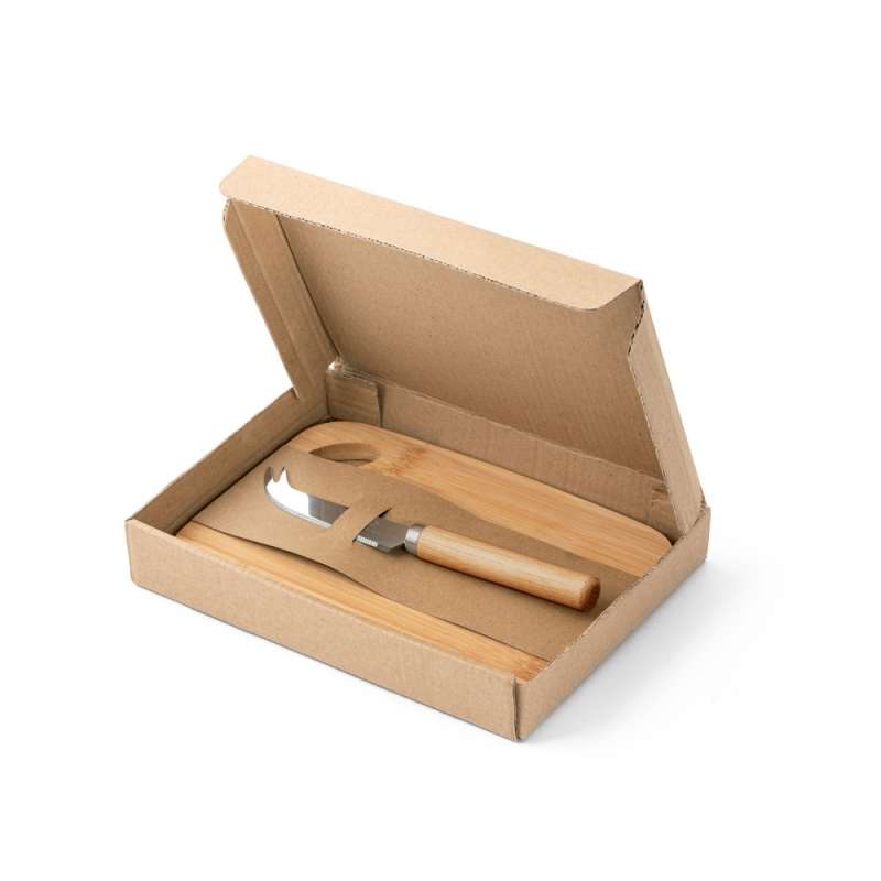 Bambuskäsebricka 200x143 mm - Ostkniv till grossistpris